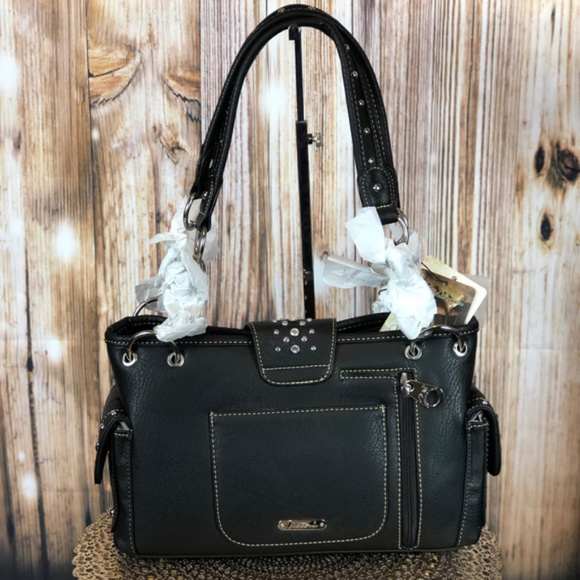 Montana West Buckle Concealed Carry Satchel - Picture 3 of 5